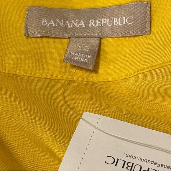 BANANA REPUBLIC Wide Strap Cami in Yellow - Picture 5 of 7